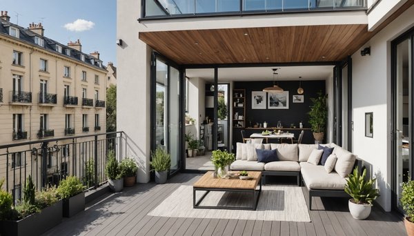 Le balcon comme extension de votre salon, est-ce possible?