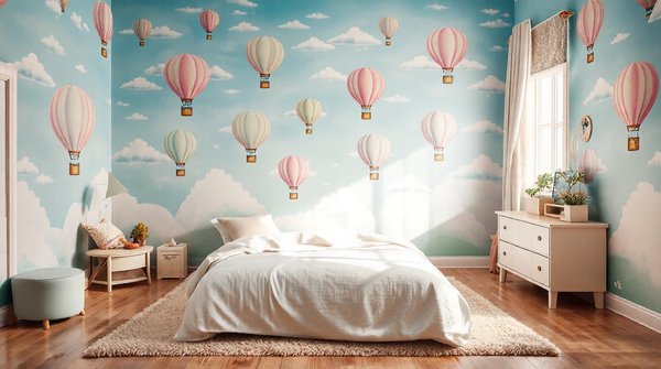 Sélection de papiers peints créatifs pour chambres d'enfants et ados